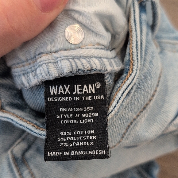Wax Jeans Light Blue Denim 0/24 - Picture 11 of 13